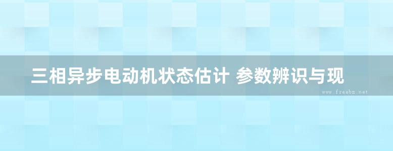 三相异步电动机状态估计 参数辨识与现代控制技术